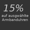 15% auf Armbanduhren | 