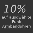 10% auf Funk Armbanduhren | 