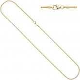 Schlangen Kette 333 Gelbgold  1,4 mm  40 cm | Gelbgoldschmuck