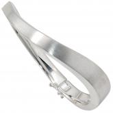 Armreif 925 Sterling Silber mattiert abstrakt