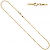 Panzerkette 333 Gelbgold massiv 3,3 mm 50 cm | Gelbgoldschmuck