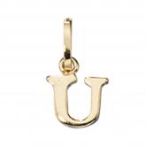 Anhänger "U" 333/-Gelbgold