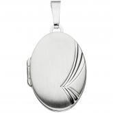 Medaillon 925 Sterling Silber teilmattiert