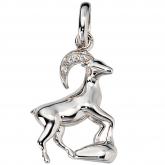 Sternzeichenanhänger "Steinbock"  925/-Sterling Silber