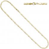 Collier/Halskette 333 Gelbgold 3,4 mm 45 cm | Gelbgoldschmuck