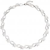 Collier 925/-Silber "Ginko- Design" | Silberschmuck