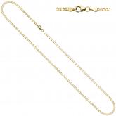 Zwillings-Panzerkette/Collier 8k (333) Gelbgold 45 cm 2,7 mm | Gelbgoldschmuck