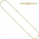 Schlangenkette 585 Gelbgold 1,6 mm 42 cm Karabinerverschluss | Gelbgoldschmuck