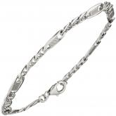 Panzer-Steg-Armband 925 Sterling Silber 5,2 mm 19 cm | Silberschmuck