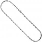 Halskette 925 Sterling Silber 45 cm Glieder-Design lang | Silberschmuck