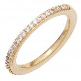 Damen Ring 585 Gelbgold mit 26 Brillanten 0,21 ct. | Gelbgoldschmuck