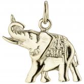 Anhänger "Elefant" 585 Gelbgold | Gelbgoldschmuck