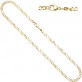 Figarokette/Collier 14k (585) Gelbgold 45 cm 4,4 mm | Gelbgoldschmuck