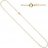 Ankerkette 333 Gelbgold 1,2 mm 45 cm mit Federringverschluss | Gelbgoldschmuck