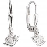 Kinder Boutons "Schnecke" 925 Sterling Silber teilmattiert | Silberschmuck