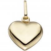 Anhänger "Herz" 925 Sterling Silber/vergoldet | Vergoldet
