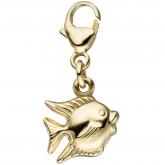 Einhänger/Charm "Fisch" 333 Gelbgold | Gelbgoldschmuck