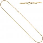 Schlangenkette aus 585 Gelbgold 1,9 mm 42 cm | Gelbgoldschmuck