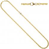 Ankerkette 333 Gelbgold diamantiert 3 mm 45 cm | Gelbgoldschmuck