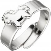 Kinder Ring "Pony" 925 Sterling Silber Silberring offen verstellbar | Silberschmuck