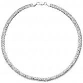 Königskette/Collier oval 925 Sterling Silber 45 cm 7 mm | Silberschmuck