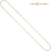 Panzerkette 333 Gelbgold 2,1 mm 55 cm mit Federringverschluss | Gelbgoldschmuck