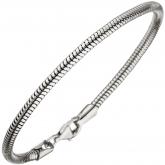 Schlangenarmband 925 Sterling Silber 19 cm