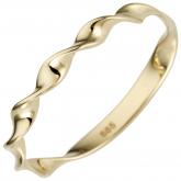 Damen Ring gedreht 585 Gelbgold | Gelbgoldschmuck