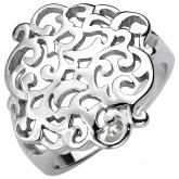 Damen Ring 925 Sterling Silber "Ranken-Raute" | Silberschmuck