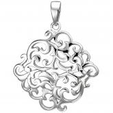 Anhänger 925 Sterling Silber "Ranken-Raute" | Silberschmuck