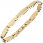 Armband Edelstahl/PVD goldfarben 21 cm | Edelstahlschmuck