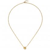 Collier/Ankerkette mit Anhänger 585 Gelbgold mit 24 Brillanten 0,16 ct. | Gelbgoldschmuck