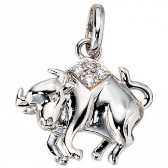 Sternzeichenanhänger "Stier"  925/-Sterling Silber